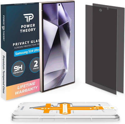 Samsung Galaxy S24 Ultra Tempered Glass Privacy Screen Protector Benefitting The American Cancer Society [2-Pack] Preview #1