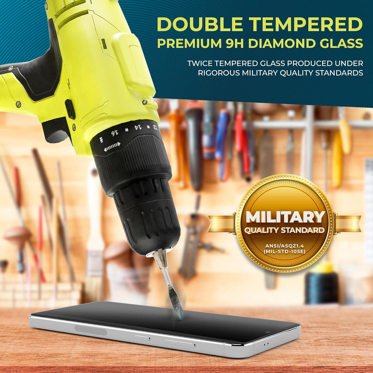 Samsung Galaxy  S24 Plus Tempered Glass Privacy Screen Protector Benefitting The American Cancer Society [2-Pack] Cover