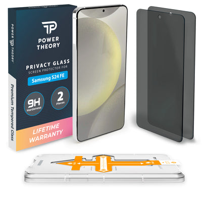 Samsung Galaxy S24 FE Privacy Screen Protector Tempered Glass [2-Pack] Preview #1