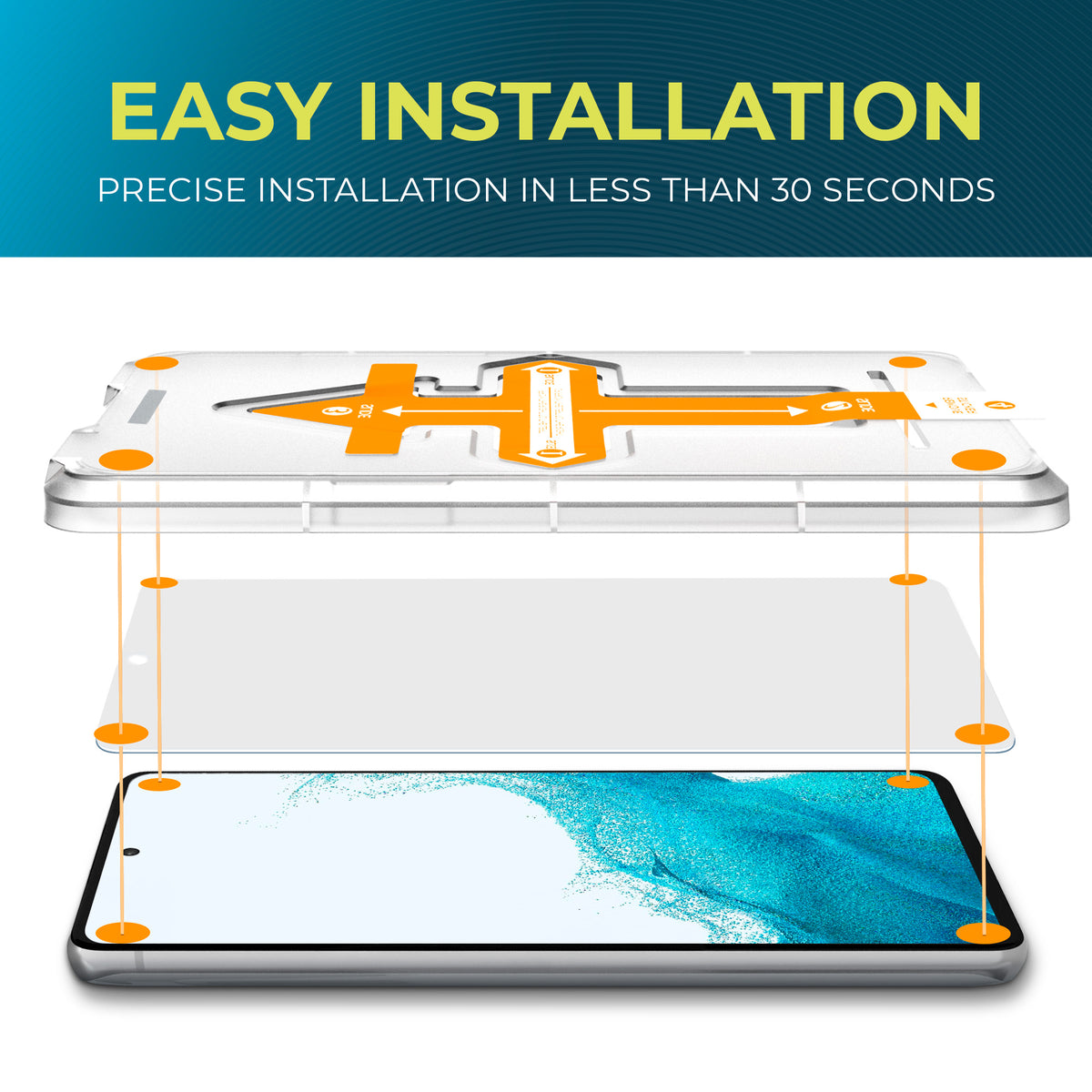 Samsung Galaxy S24 FE 5G Tempered Glass Screen Protector [2-Pack] Cover