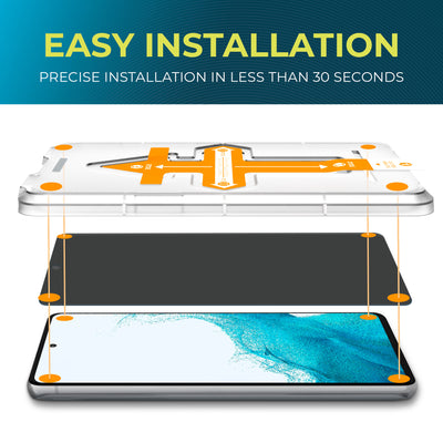 Samsung Galaxy S24 FE Privacy Screen Protector Tempered Glass [2-Pack] Preview #7