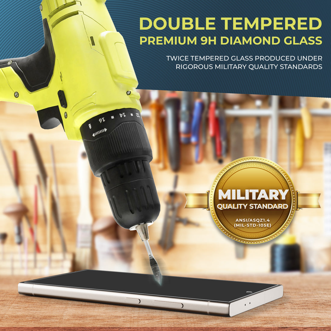 Power Theory Designed for Samsung Galaxy S25 Ultra Screen Protector Tempered Glass 9H Hardness [2 Pack] Preview #3