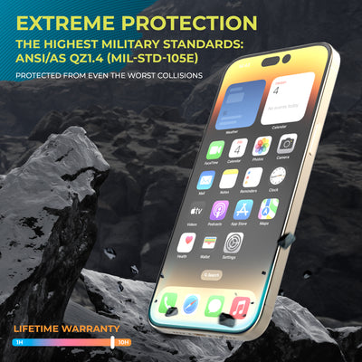 iPhone 16 Pro Screen Protector Shatterproof Tempered Glass Preview #3