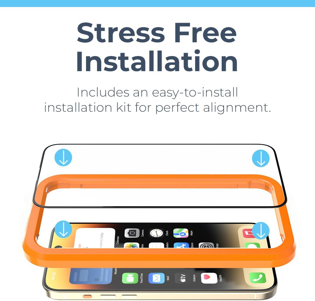 iPhone 15 Tempered Glass Screen Protector Benefitting The American Cancer Society [2-Pack] Preview #7