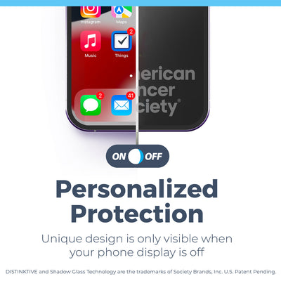 iPhone 15 Tempered Glass Screen Protector Benefitting The American Cancer Society [2-Pack] Preview #5