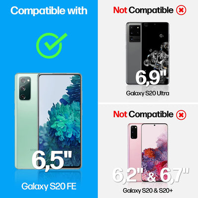 Samsung Galaxy S20 FE 5G / 4G Tempered Glass Screen Protector [2-Pack] Preview #5