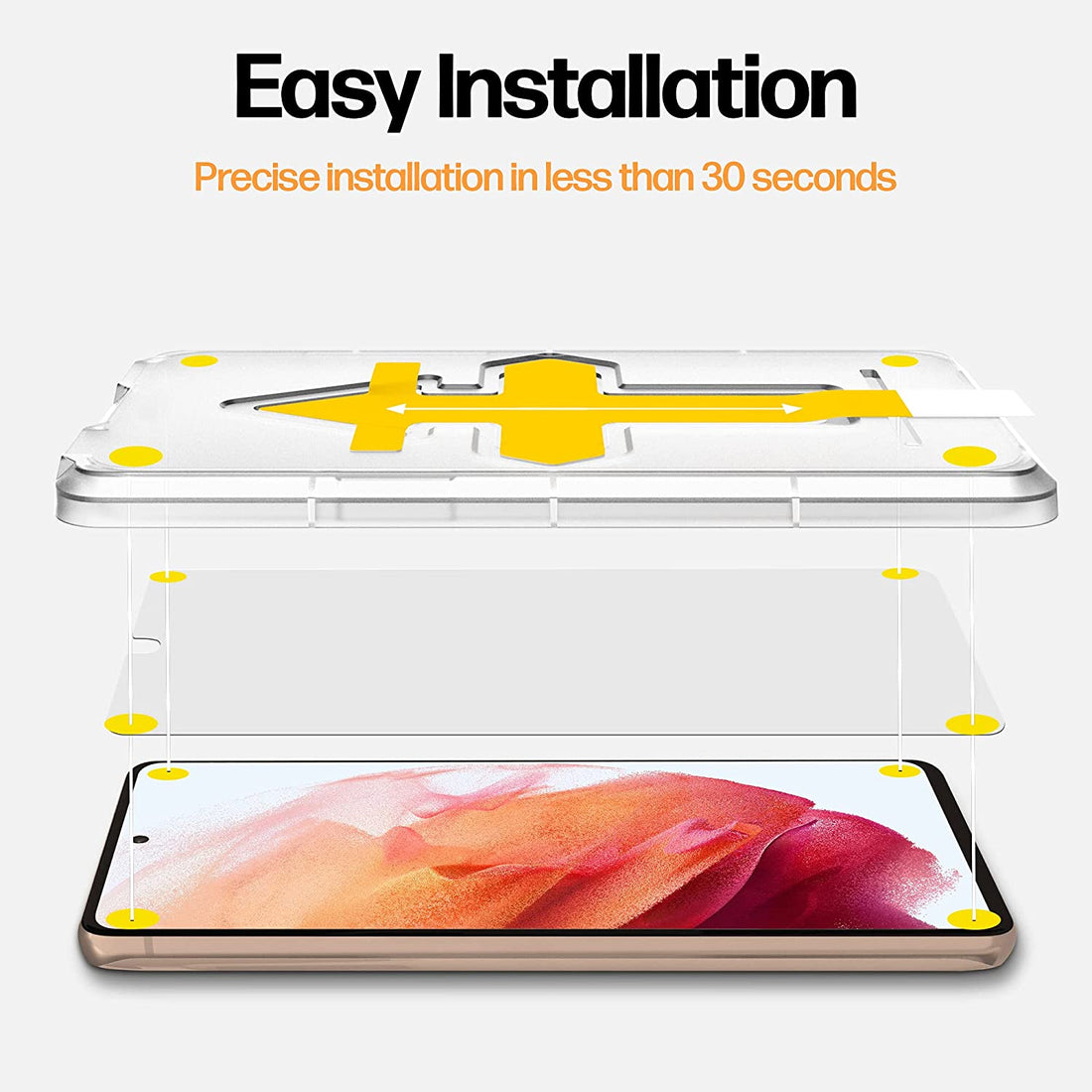 Samsung Galaxy S21 Plus 5G Tempered Glass Screen Protector [2-Pack] Preview #2