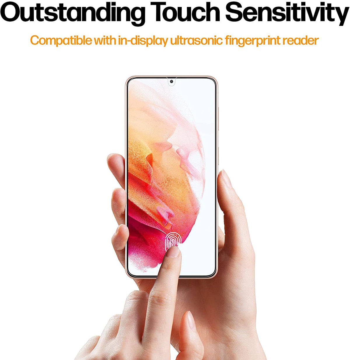 Samsung Galaxy S21 Anti-Scratch Screen Protector Film [2-Pack] Cover