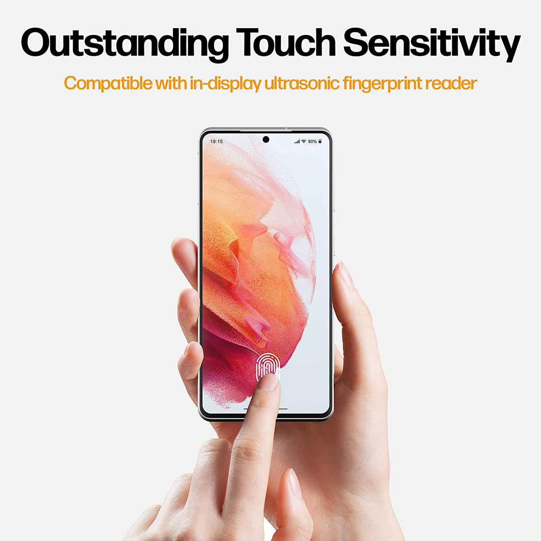 Samsung Galaxy S21 Plus 5G Tempered Glass Screen Protector [2-Pack] Preview #3