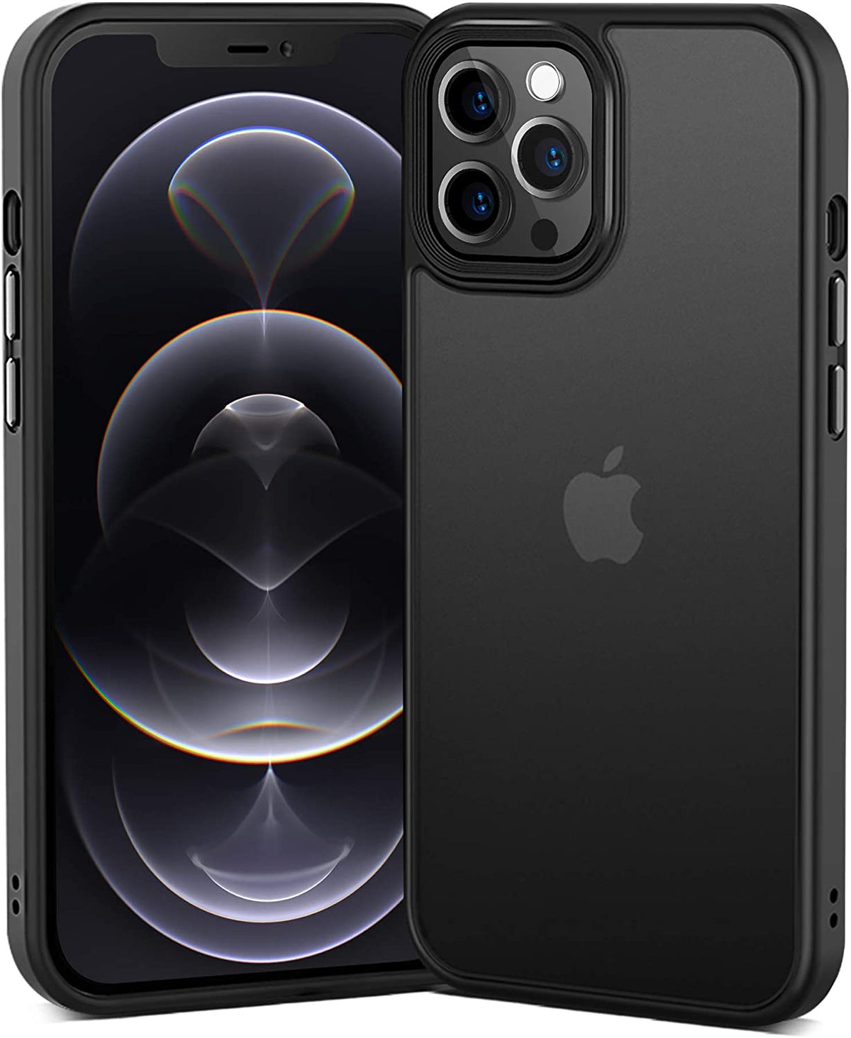 iPhone 12 Pro / iPhone 12 Case with Exchangeable Buttons [6.1 Inch] Cover