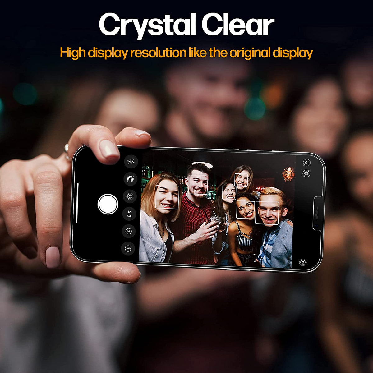 iPhone 13 Mini Tempered Glass Screen Protector [2-Pack] Cover