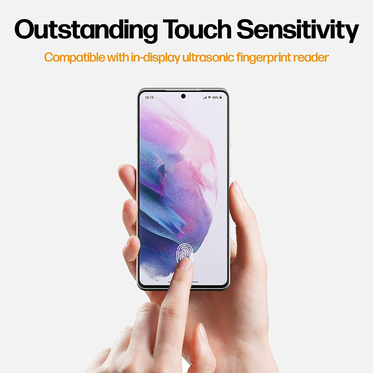 Samsung Galaxy S21 5G Tempered Glass Screen Protector [2-Pack] Cover