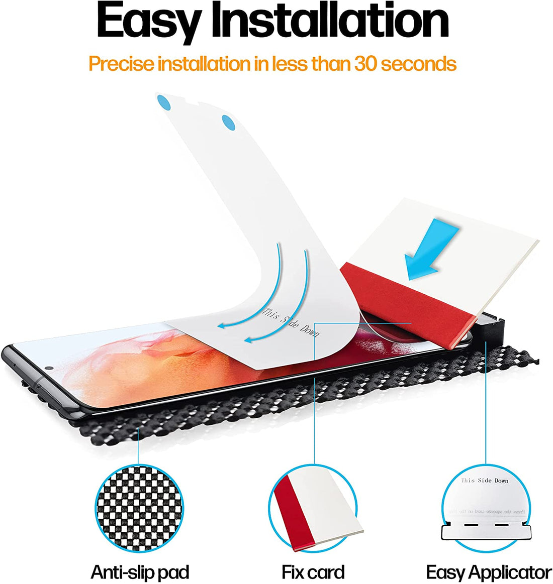 Samsung Galaxy S21 Anti-Scratch Screen Protector Film [2-Pack] Preview #6