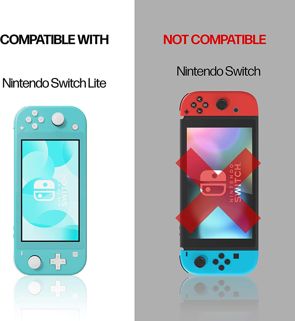 Nintendo Switch Lite Tempered Glass Screen Protector [2-Pack] Cover