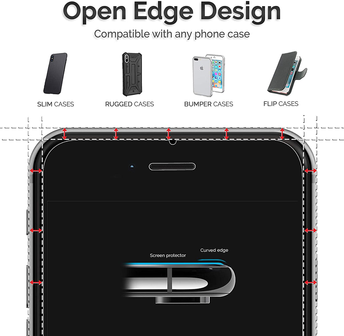 iPhone 6S / iPhone 6 Tempered Glass Screen Protector [2-Pack] Preview #4