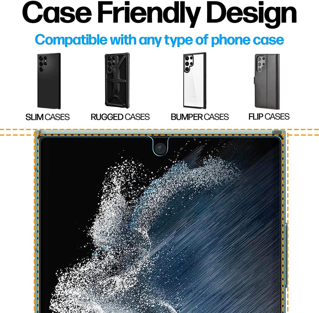 Samsung Galaxy S22 Ultra 5G Anti-Scratch Screen Protector Film [2-Pack] Preview #6