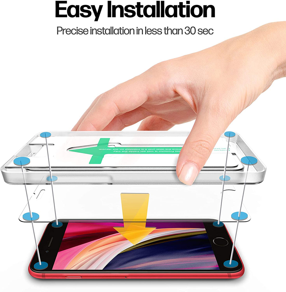 iPhone SE 2 / iPhone SE 3 Tempered Glass Screen Protector [2-Pack] Preview #2