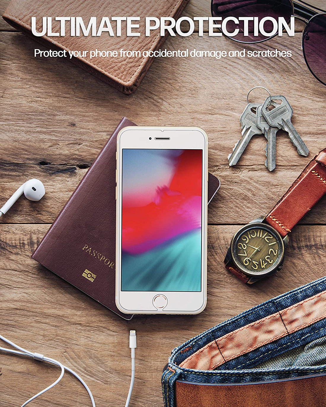 iPhone 8 Plus / iPhone 7 Plus Tempered Glass Screen Protector [2-Pack] Preview #7