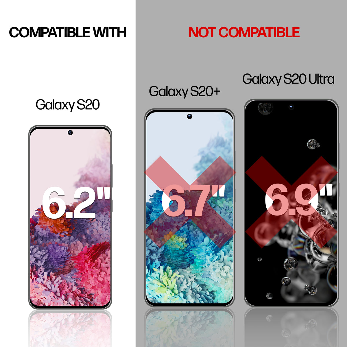 Samsung Galaxy S20 TPU Anti-Scratch Screen Protector Film [2-Pack] Cover