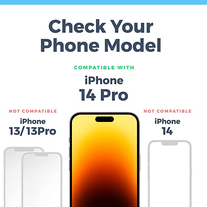 iPhone 14 Pro Zen Wave DistINKtive™ Tempered Glass Screen Protector, [2-Pack] Preview #4