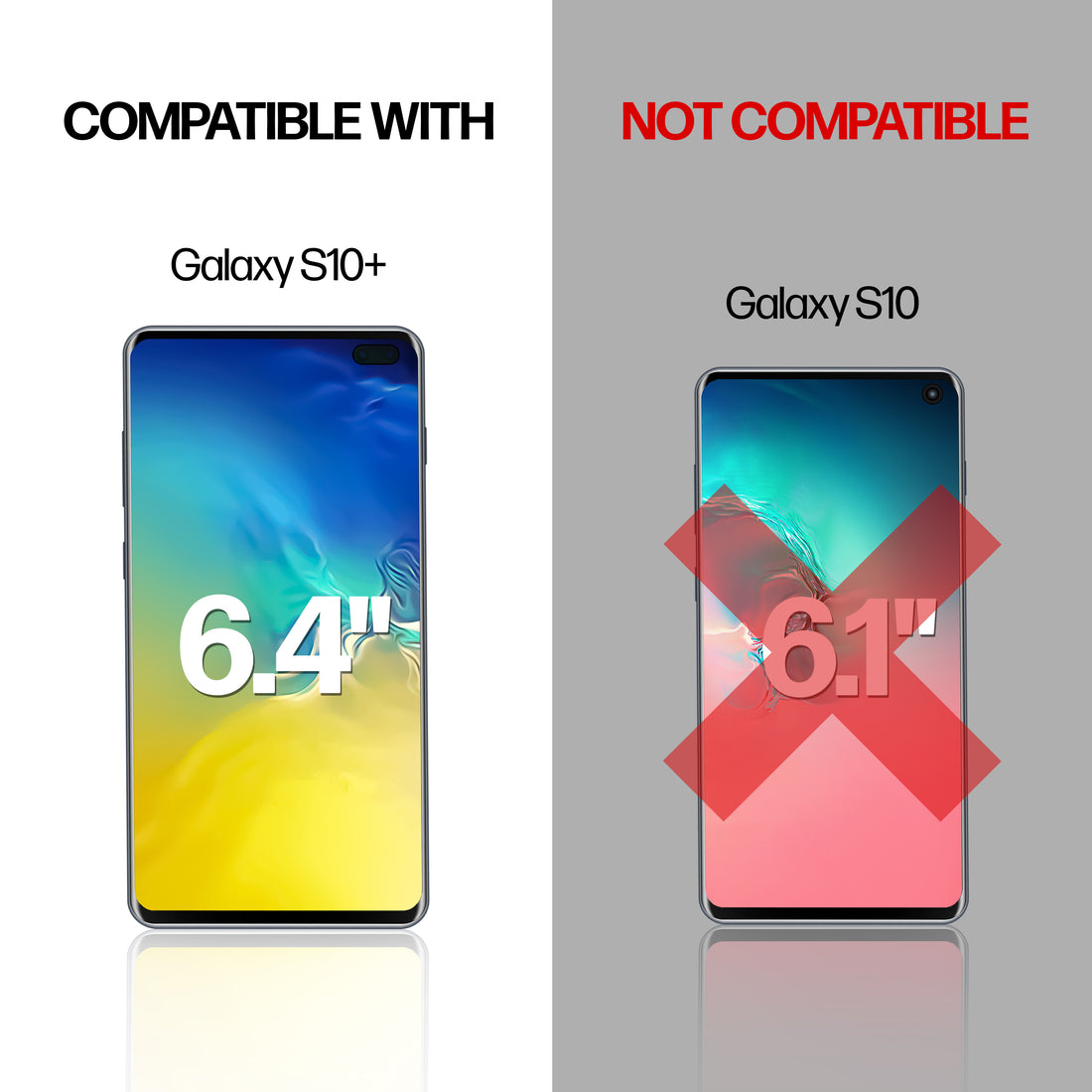 Samsung Galaxy S10 Plus TPU Anti-Scratch Screen Protector Film [2-Pack] Preview #2