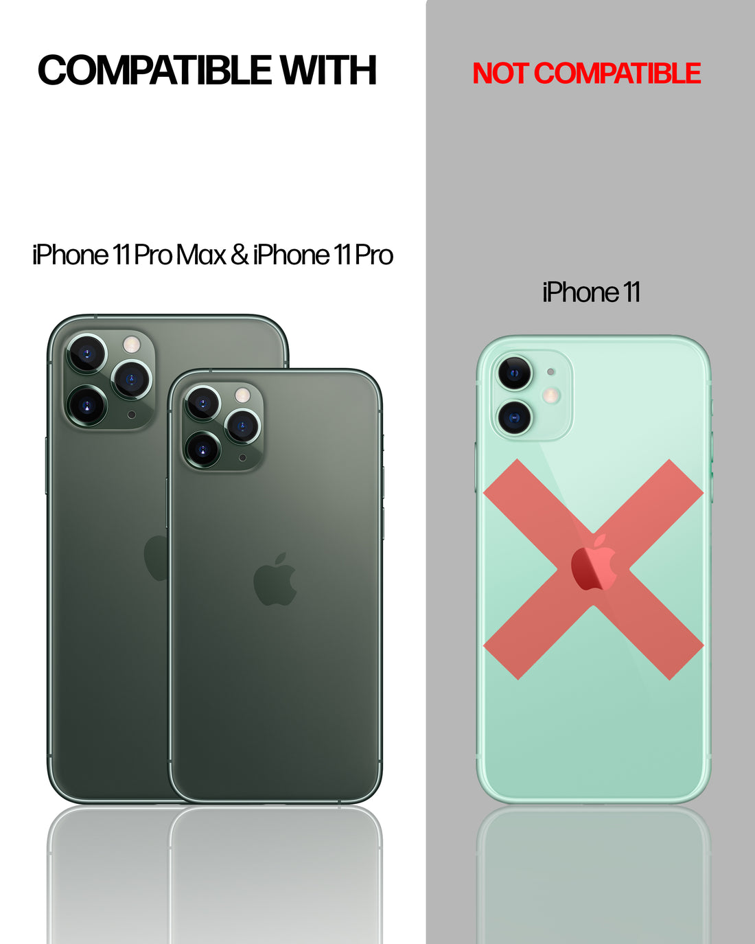 iPhone 11 Pro / 11 Pro Max Tempered Glass Camera Lens Protector [3-Pack] Preview #2