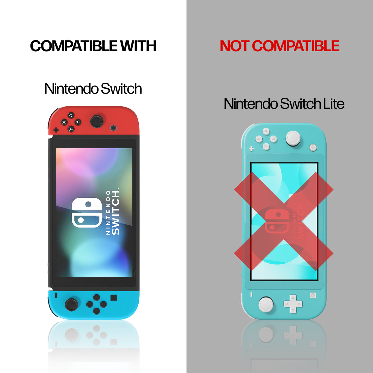 Nintendo Switch Tempered Glass Screen Protector [2-Pack] Cover