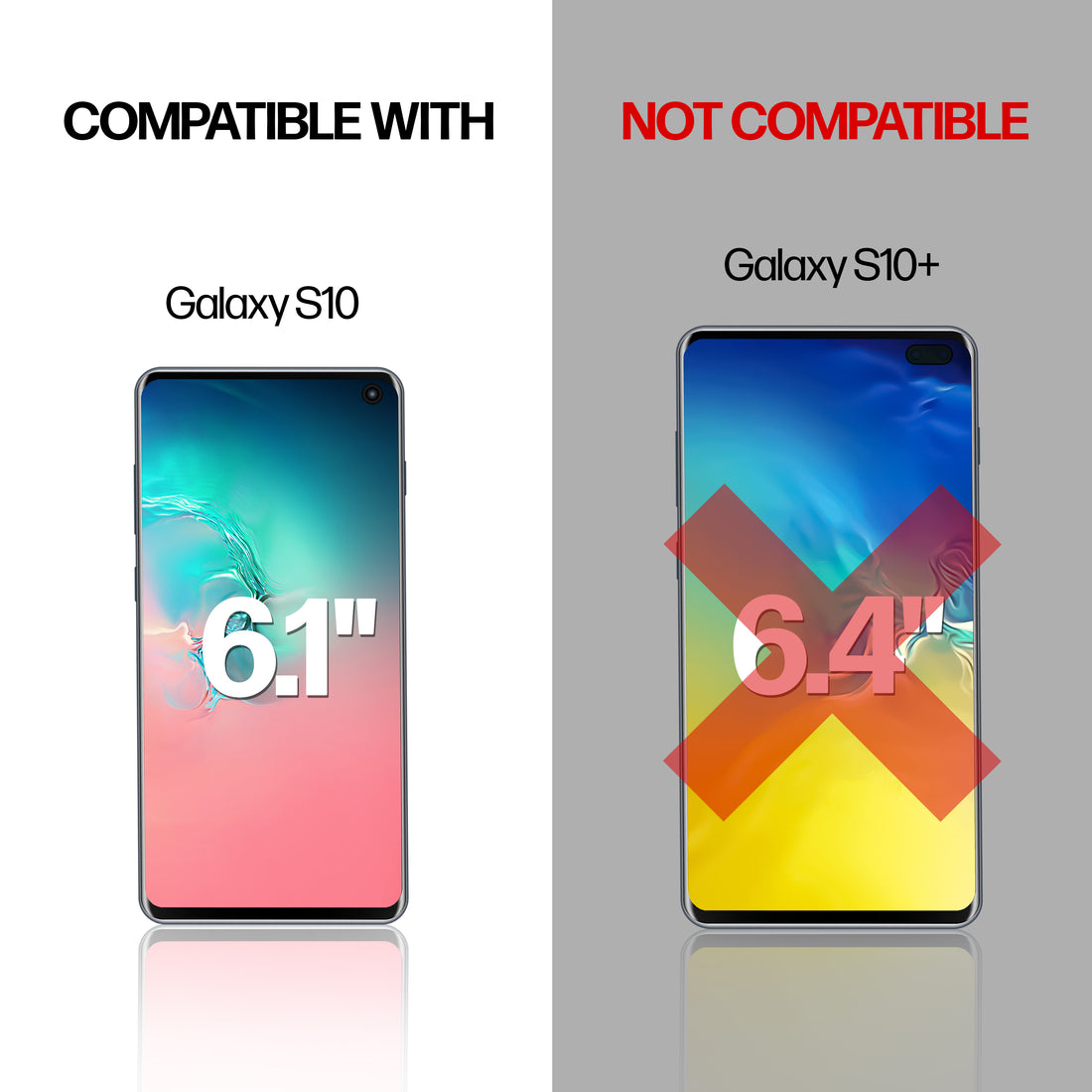 Samsung Galaxy S10 TPU Anti-Scratch Screen Protector Film [2-Pack] Preview #2