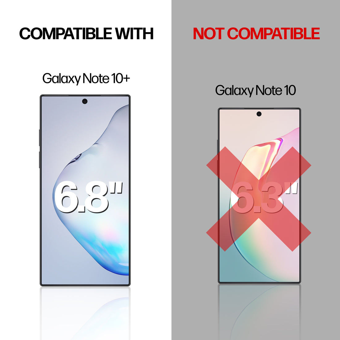 Samsung Galaxy Note 10 Plus Anti-Scratch Screen Protector Film [2-Pack] Preview #2