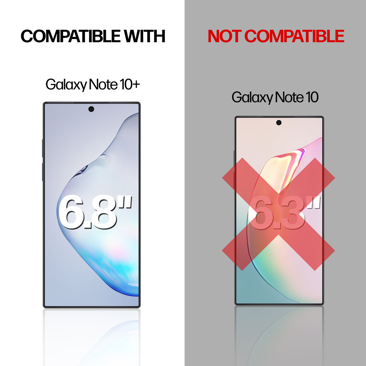 Samsung Galaxy Note 10 Plus Anti-Scratch Screen Protector Film [2-Pack] Cover