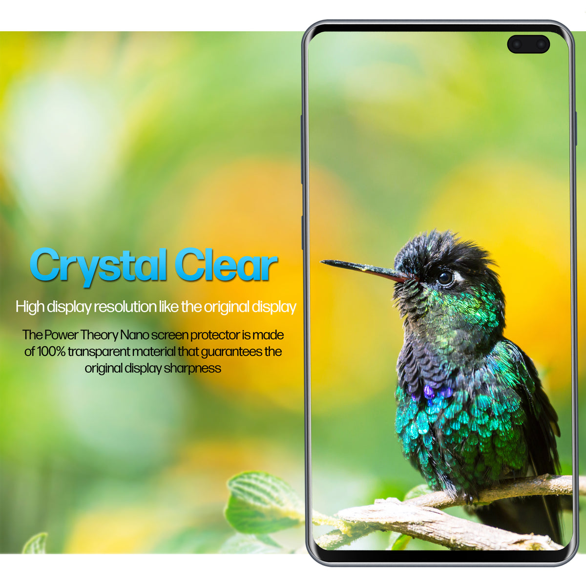 Samsung Galaxy S10 Plus TPU Anti-Scratch Screen Protector Film [2-Pack] Cover