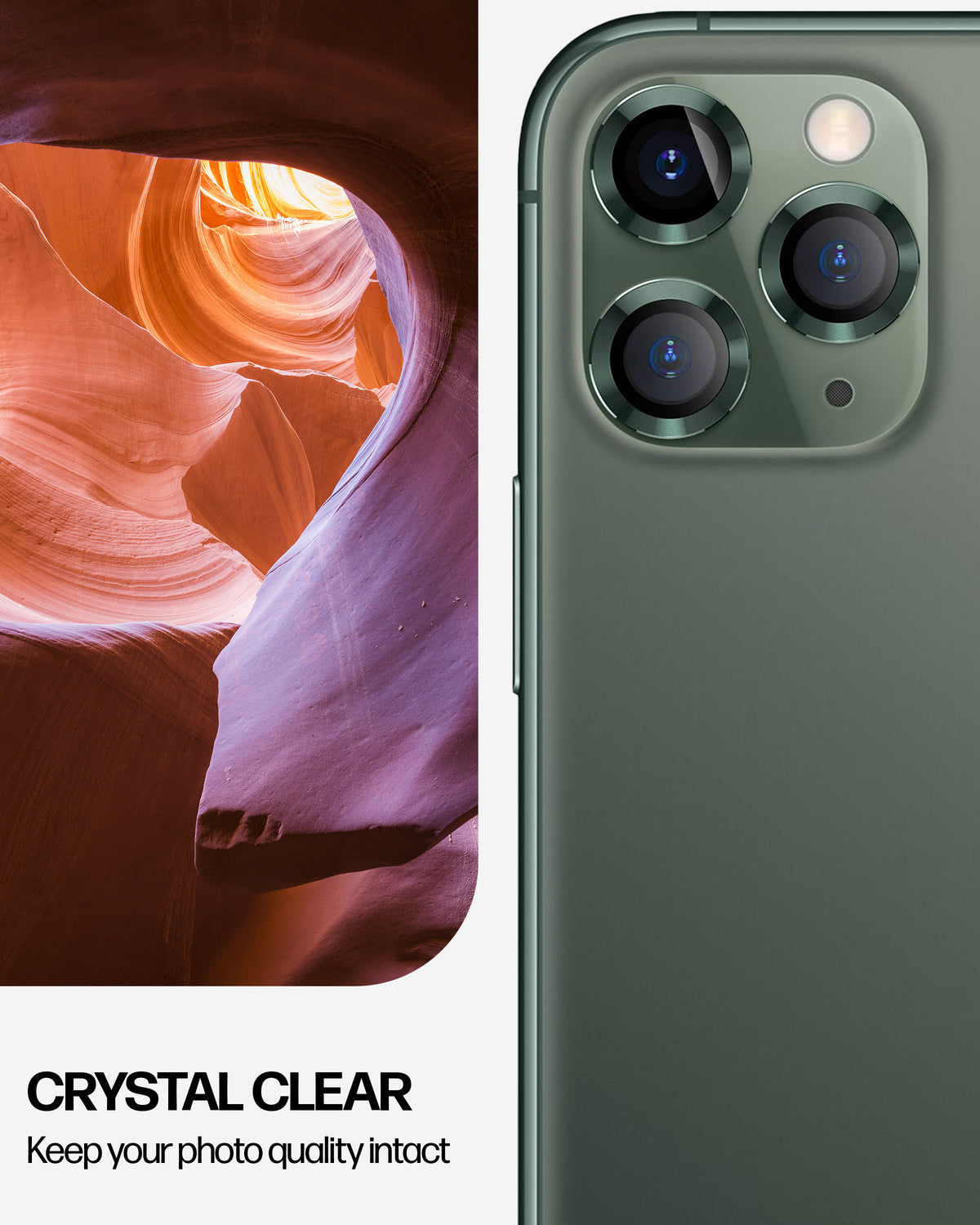 iPhone 11 Pro / 11 Pro Max Tempered Glass Camera Lens Protector [3-Pack] Cover