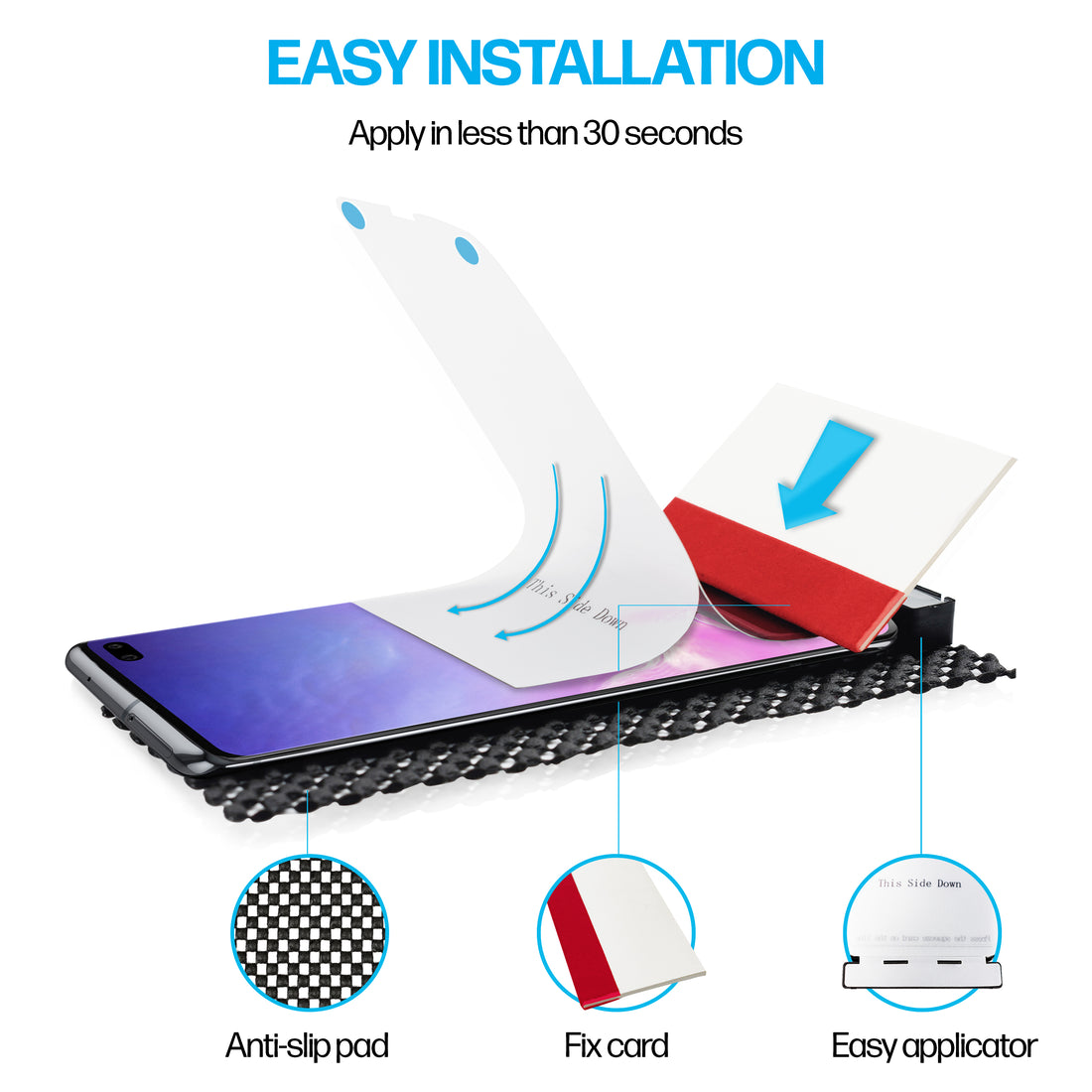Samsung Galaxy S10 TPU Anti-Scratch Screen Protector Film [2-Pack] Preview #3