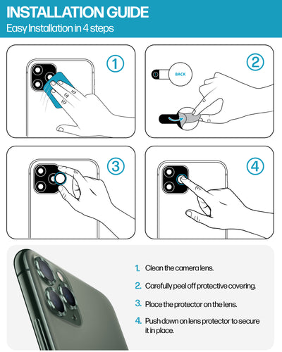 iPhone 11 Pro / 11 Pro Max Tempered Glass Camera Lens Protector [3-Pack] Preview #7