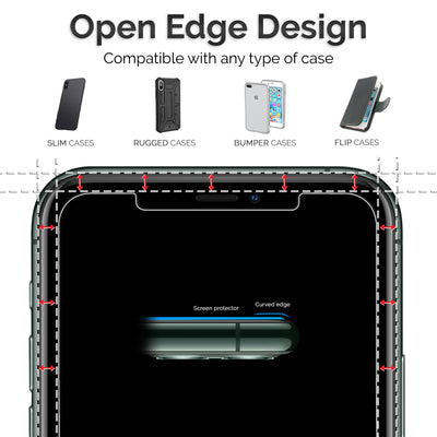 iPhone 11 Pro Tempered Glass Screen Protector [2-Pack] Preview #5